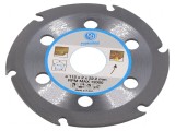 Disc de tăiere 115mm pentru lemn și plastic, orificiu 22mm