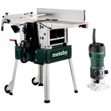 Metabo HC 260 C - 2.2 WNB + FM 500-6 - Masina de rindeluit si degrosat 2200 W 260 mm + Masina de frezat 500 W 6 mm