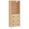 Dulap inalt, stejar sonoma, 69,5x34x180 cm, lemn compozit
