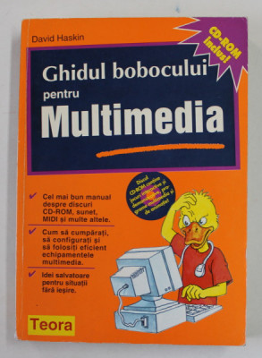 GHIDUL BOBOCULUI PENTRU MULTIMEDIA de DAVID HASKIN , 1995, LIPSA CD - ROM * foto