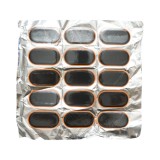 Petice vulcanizare ovale 41x76 mm pentru camere de aer, 15 buc, Maruni