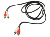 Cablu RCA dublu 1,8m nichelat