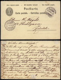 Switzerland 1888 Old postcard postal stationery Q. Flap Basel to Zurich DB.126
