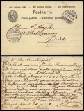 Switzerland 1888 Old postcard postal stationery Q. Flap Basel to Zurich DB.126