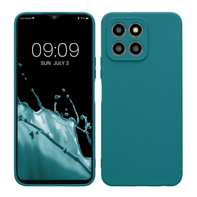 Husa kwmobile pentru Honor X8 /X6, Silicon, Albastru, 59879.57 foto