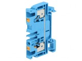 Conector Șine 4mm2 1 Pista 2 Borne Albastru Wemid