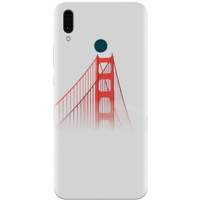 Husa silicon pentru Huawei Y9 2019, Red Bridge In Clouds foto