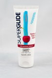 Lubrifiant Intim Hot Superglide Cirese, 75ml, Baza Apa, Sex Oral Placut, Compatibil Prezervative