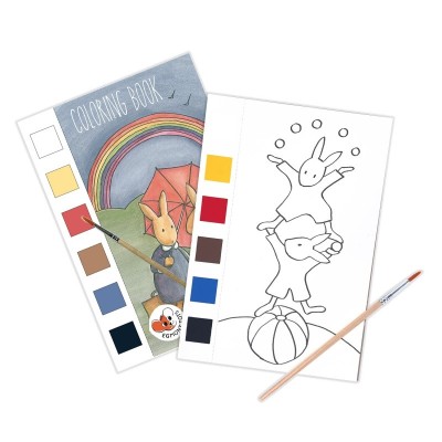 Joc creativ Carte de colorat cu acuarela, Egmont Toys foto