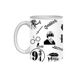 Cana alba personalizata, Harry Potter, INOVATIX&reg;. 330ml