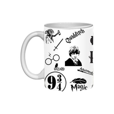 Cana alba personalizata, Harry Potter, INOVATIX&amp;reg;. 330ml foto
