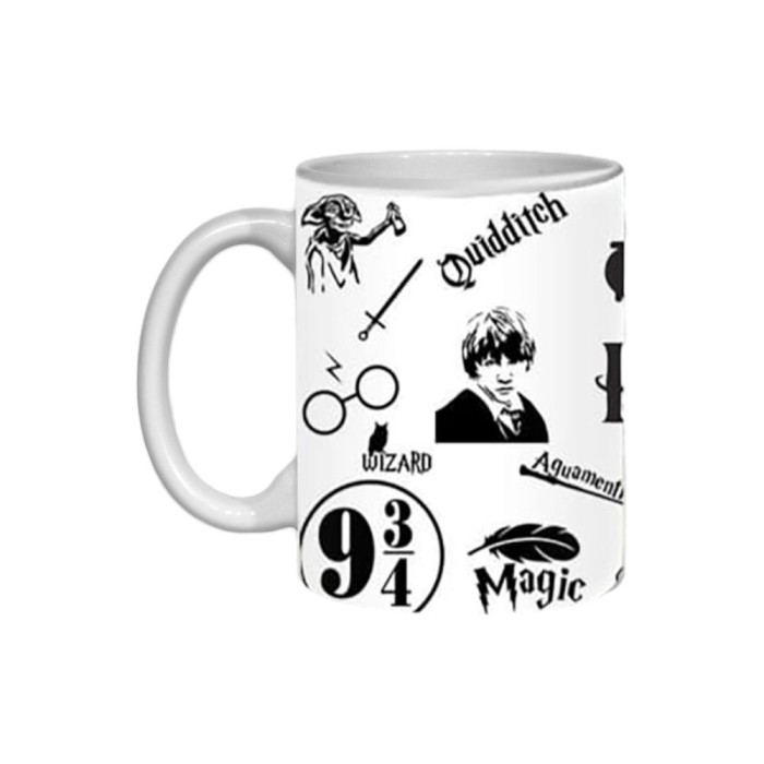 Cana alba personalizata, Harry Potter, INOVATIX&reg;. 330ml