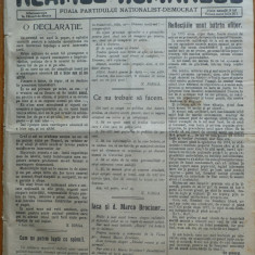 Ziarul Neamul romanesc , nr. 24 , 1915 , din perioada antisemita a lui N. Iorga