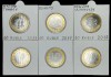 RUSIA LOT /SET 3 X 10 RUBLE 2017 - TAMBOV , OLONETS, ULYANOVSK in cartonas UNC, Europa, Cupru-Nichel