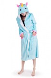 PJM96-411 Halat pufos cu cordon in talie, model unicorn, M, M/L, S/M