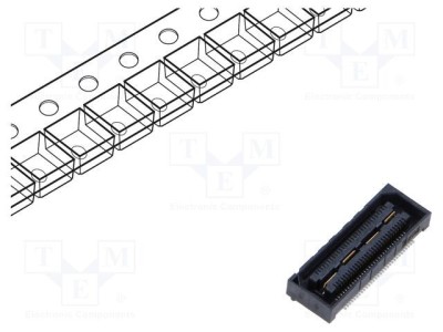 Conector PCB-PCB mamă PIN 60 0,5mm QSH aurit SMT 2A SAMTEC foto