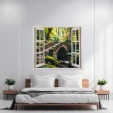 Folie imprimata color pentru decor perete locuinta, dimensiune 125 x 110cm, model: VIEW TO HAVEN 31, AVEX