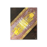 Tablou abstract pictat manual, Compozitie in abstract, 60x50cm ulei pe panza, gata de expus pe perete