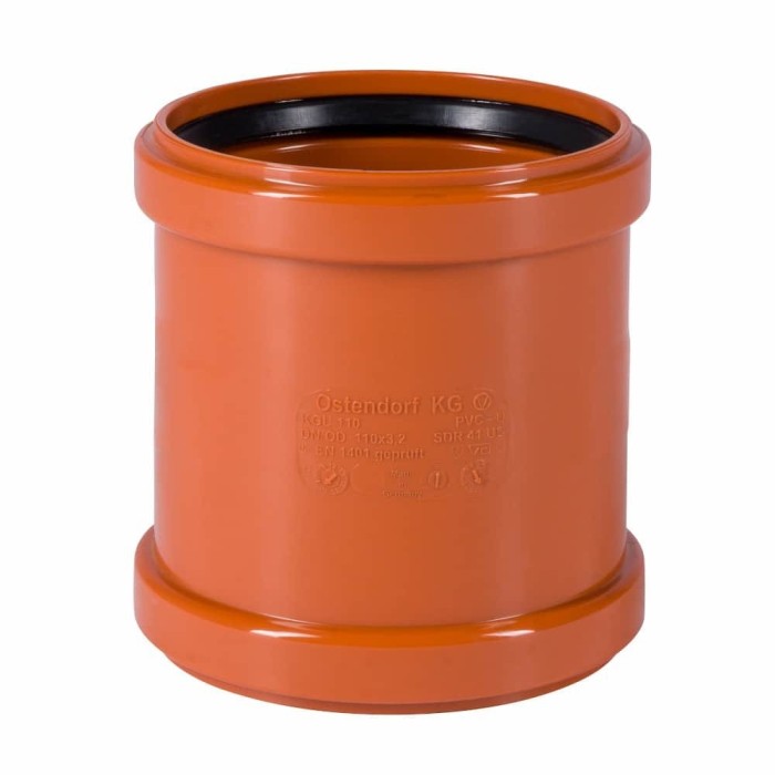 Mufă glisantă KG DN 250 - Racord fiabil pentru canalizare