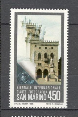 San Marino.1985 Bienala internationala de arta fotografica SS.467 foto