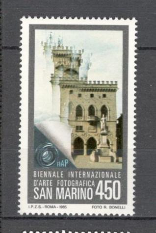 San Marino.1985 Bienala internationala de arta fotografica SS.467