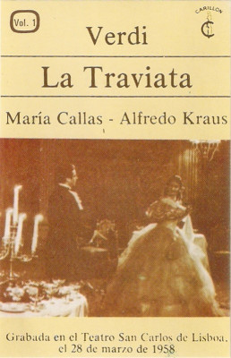 3 Casete Verdi / Mar&amp;iacute;a Callas - Alfredo Kraus &amp;lrm;&amp;ndash; La Traviata, originale foto