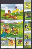Antigua si Barbuda 1991 Disney golf MI 1527-1534 + 2 bl. 210,211 MNH