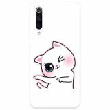 Husa silicon pentru Xiaomi Mi 9, Cute Kitty