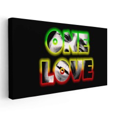 Tablou afis Bob Marley cantaret 2384 Tablou canvas pe panza CU RAMA 30x60 cm