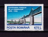 RO 1995 LP 1385 &quot; Centenarul podului Cernavoda&quot;, serie ,MNH