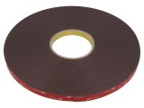 Bandă Adezivă Acrilică Gri 12mm x 33m