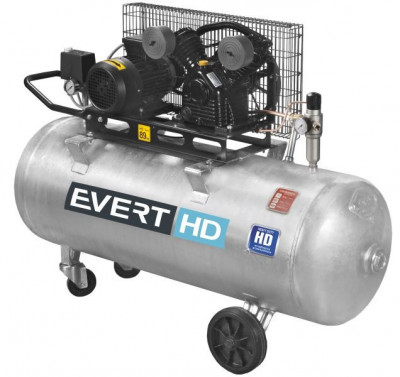 Compresor Aer Evert 200L, 400V, 3kW EVERTHD40-200-510 foto