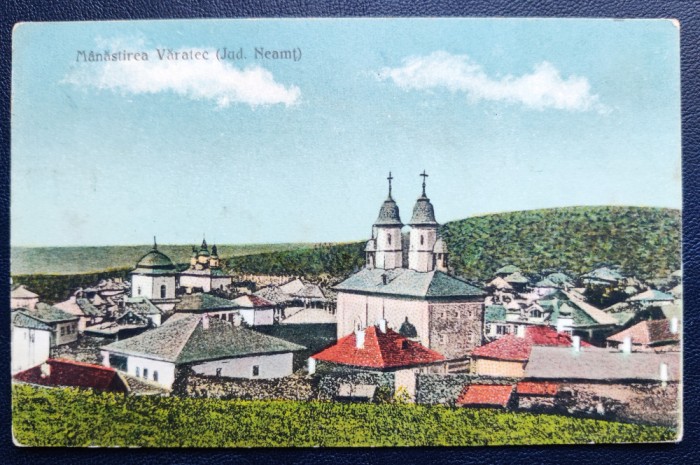 Manastirea Varatec (Jud. Neamt) - 1928 - printata color, circulata