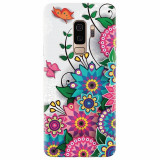 Husa silicon pentru Samsung S9 Plus, Mandala Flowers
