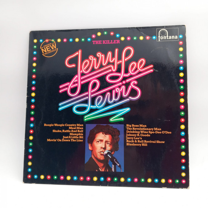 lp Jerry Lee Lewis &ndash; The Killer VG+ / VG+ vinyl Fontana Germania