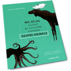 Mic atlas ilustrat de curiozitati uimitoare despre animale - Maja Safstrom