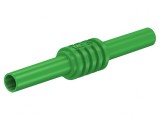Adaptor Soclu Banană 4mm 32A 1kV Verde
