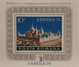 BC439, Romania, colita exp.internationala de filatelie Spania 1975
