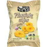 Chipsuri din Banane (Plantain) cu Gust de Usturoi fara Gluten 75g