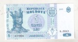 bnk bn moldova 5 lei 2005 necirculata