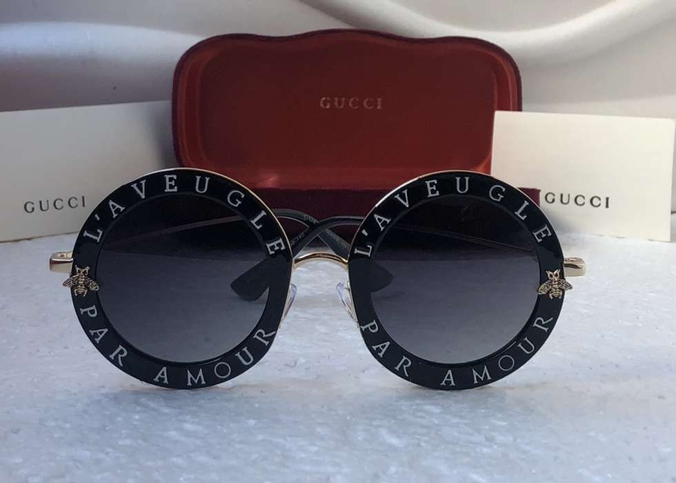 Gucci l'aveugle par amour glasses GG0113S ochelari de soare rotunzi |  arhiva Okazii.ro