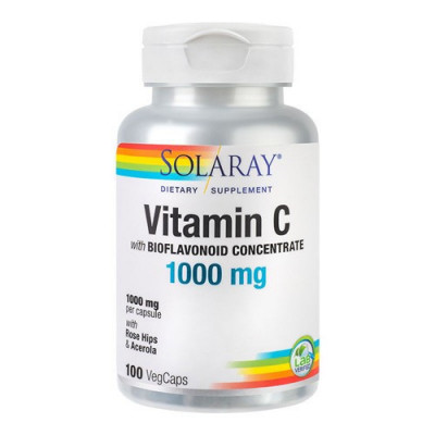 Vitamina C 1000mg (adulti), 100cps, Solaray foto