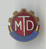 Insigna industrie Utilaj Greu Bucuresti 1960