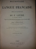E. LITTRE - A. BEAUJEAN - DICTIONNAIRE DE LANGUE FRANCAISE {1883}
