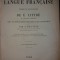 E. LITTRE - A. BEAUJEAN - DICTIONNAIRE DE LANGUE FRANCAISE {1883}