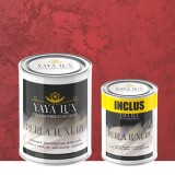 Vopsea Decorativă Perla Luxury Visiniu| Pachet 3L (2L + 1L) cu fulgi perlați-Toro Decor