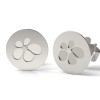 Cercei Argint 925 Femei, Model Petale Trandafir, 12mm, Atcom, Argintiu, Fara Pietre, Cadou Valentine&#039;s Day/Craciun