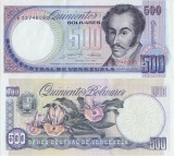 1989 (16 III), 500 Bol&iacute;vares (P-67c) - Venezuela - stare UNC