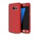 Husa protectie pentru Samsung Galaxy S7, Rosu, Fullbody fata-spate, folie de protectie gratis
