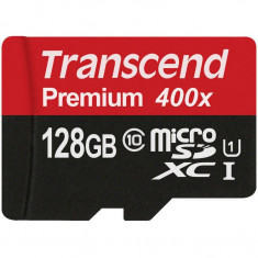 Card Transcend TS128GUSDU1 microSDXC 128GB + Adaptor foto